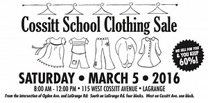 Cossitt School Clothing Sale Scheduled for March 5