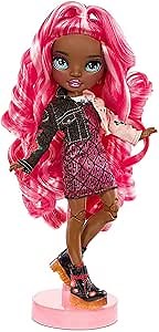Rainbow High Series 3 Daria Roselyn Fashion Doll – Rose (Pinkish Red) with 2 Designer Outfits to Mix & Match with Accessories, Gift for Kids and Collectors, Toys for Kids Ages 6 7 8+ to 12 Years Old