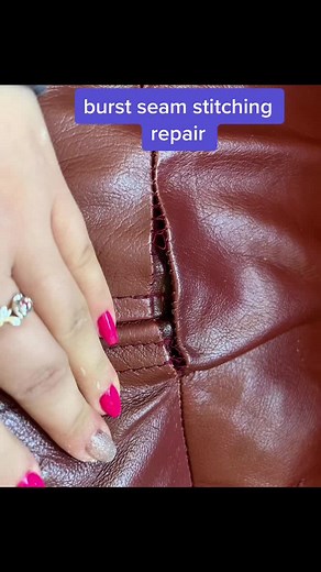 How to Sew a Leather Couch: Burst Seam Repair Guide