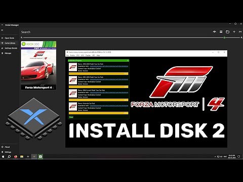 Install Forza Motorsport 4 Disk 2 on Xenia Emulator (PC & Linux)
