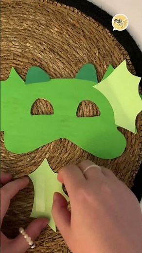 Easy Paper Dragon Mask DIY - Kids Craft Ideas