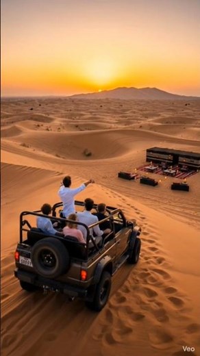 Dubai Desert Safari 🐪 | Dune Bashing, Camel Ride & Sunset Magic 🌅 #Shorts