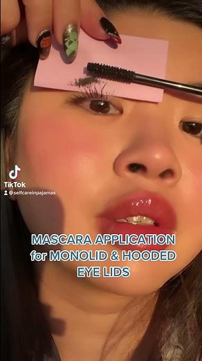 How to apply mascara without smudging & clumping for monolids or hooded eyes👁️