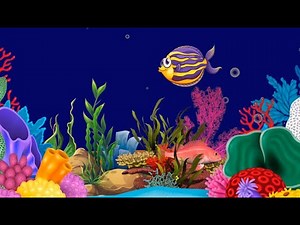 Fish sweems in the water look beautiful baby sleep lullaby || Baby sleep music || Fish lullaby