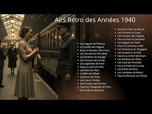 🎙️ Les Plus Belles Chansons des Années 40 – Musique Douce, Guerre & Rêves d’Autrefois