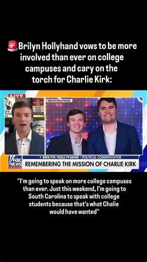🚨For those not familiar with him, 18 year old Brilyn Hollyhand is a VERY IMPRESSIVE young man: Hollyhand is the co-chair of the Youth Advisory Council to the Republican National Committee and has authored the book, “One Generation Away: Why Now is the Time to Restore American Freedom.” He also hosts his own podcast, “The Brilyn Hollyhand Show" and since the tragic assassination of co-founder and CEO of TPUSA Charlie Kirk, Tuscaloosa, Ala., native Brilyn Hollyhand has amplified his already burge