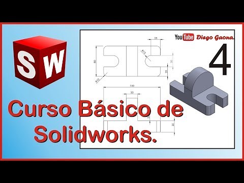 SolidWorks Basic Beginners 4 Tutorial | Diego Gaona