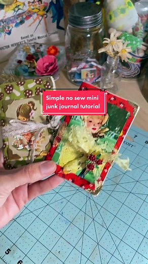 Cómo hacer un mini junk journal sin coser