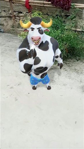 cow 🐮 funny 🤣 dance viral 🤩 video #trinding #shorts #cow