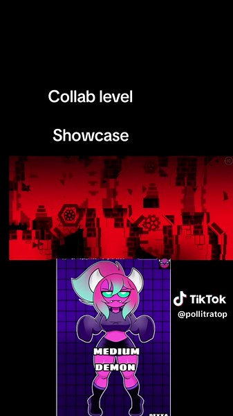 Medium Demon Collab Level in Geometry Dash Showcase