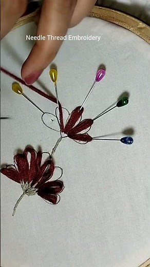 Unique 3D Hand Embroidery Design Idea | Beautiful 3D Hand Embroidery Design for Beginners