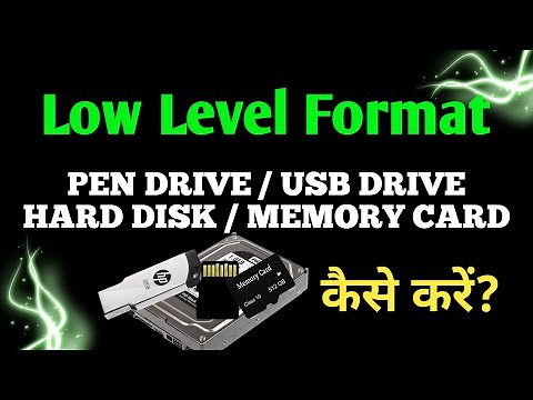 Low level format usb flash drive | Low level format hard drive | Low level format sd card