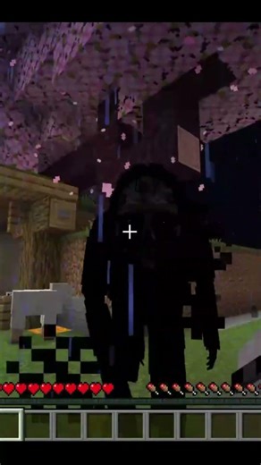 This monster is hunting me in Minecraft #minecraft #monster #scary