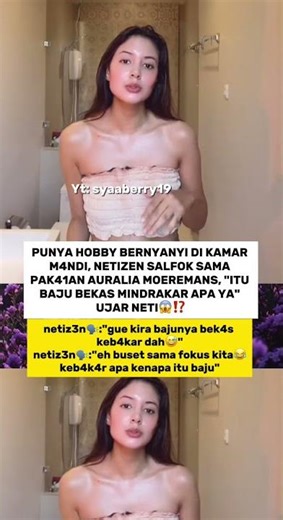 "Lagi asik nyanyi, netizen malah salfok sama baju Aurelie! Kenapa ya? 🤔"