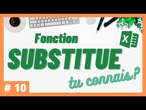 #10 - Tu connais la fonction SUBSTITUE? | Excel