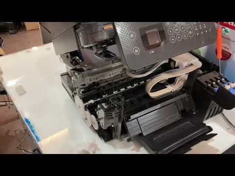 How to fix error 034004 Epson eco tank L5290 | Dirty disc cleaning