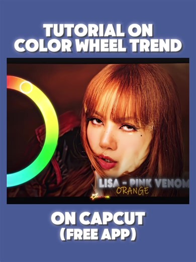 courir color wheel trend tutorial on capcut || #capcut #capcutpioneer #editingtutorial #blackpinkedit intro cr: @etoilepink