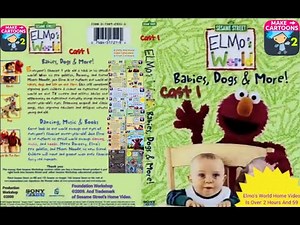 Elmo's World: Babies, Dogs & More! (Original Version 2009 DVD) Cast 1 HD.