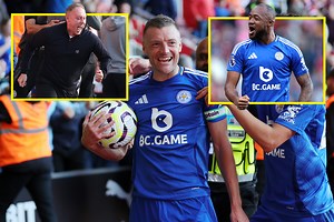 Jamie Vardy scores landmark career goal as Leicester striker sets TWO Premier League records in dramatic late victory