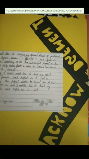 |CLASS 12 | PHYSICS PROJECT| | INTERNAL RESISTANCE | #12th #physics #cbse