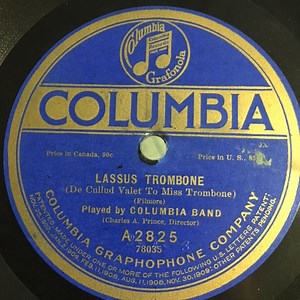 Columbia Band - Lassus Trombone (De Cullud Valet To Miss Trombone) / Miss Trombone