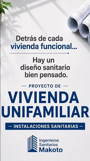 Planos de instalaciones sanitarias de una casa en Paracas