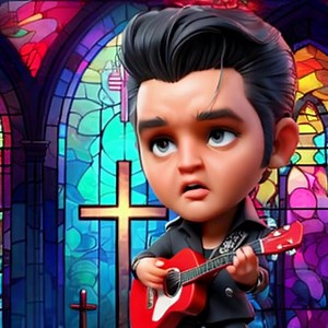 It's coming together "Crying in the chapel" Animation style #kingtinuing #elvispresley #CryingintheChapel #Elvisfantasy | Kingtinuing: I'm Alive