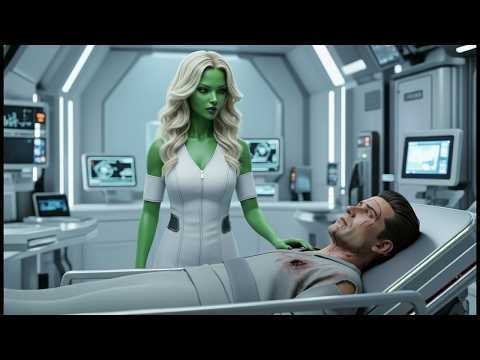 The Alien Nurse Stared at My Wounds — “No One Survives This… How Are You Still Alive?”| Sci-Fi Story