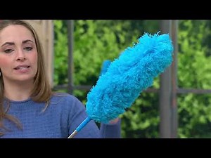 TidyUps Dusting Kit with 2 Dusters and Microfiber Dusting Gloves on QVC