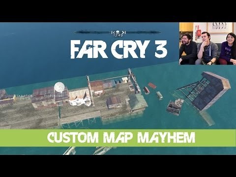 Let's Play Far Cry 3 Custom Maps Multiplayer Gameplay - Map Editor Bronze Playlist, Silver Playlist