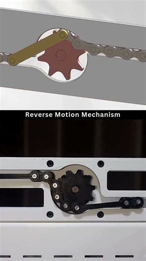 This Mechanism Reverses Motion Instantly 🤯⚙️ | #mechanism #short #automobile #machine #engineering