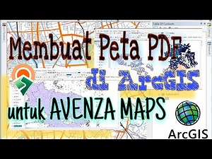 CARA MEMBUAT PETA PDF di ArcGIS