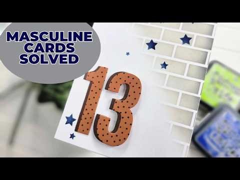 27 Masculine Card Ideas You’ll Actually Use! (+ 2 Easy Demos)