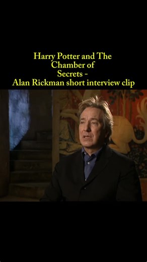 AlanRickman_fanclub | Harry Potter and The Chamber of Secrets - Alan Rickman short interview clip #alanrickman #severussnape #snowcake #senseandsensibility... | Instagram