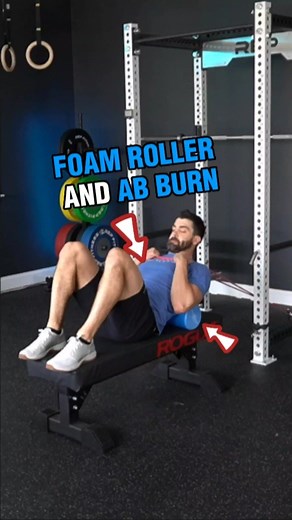Foam Roller Thoracic Extension Against a Resistance Band One common mistake made when athletes are working on thoracic extensions over a foam roller is that they arch their lower back, reducing the emphasis on mobilizing the upper back. The solution is to keep your abs engaged to lock the lower back in place so that only the upper back moves. This band variation is a cool way to emphasize the abs staying on while the band also gives a little overpressure into the upper back. Killer combo | The B