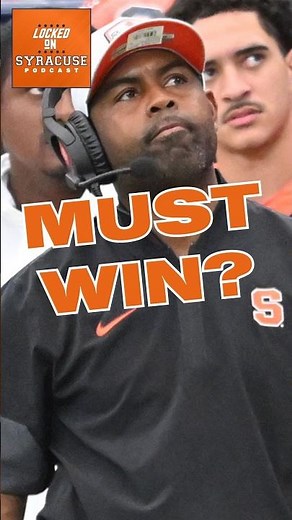 Is Syracuse Football's Matchup vs. Cal a MUST WIN? #syracusefootball #franbrown #cal