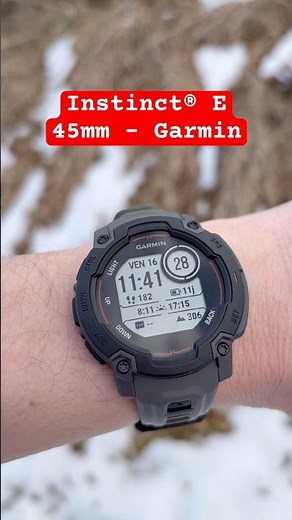 Garmin Instinct® E – 45mm : une montre GPS au rapport prix-qualité exceptionnel ! #garmin #outdoors