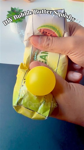 How to Make a cute🥰 VIRAL Bubble Butter SQUISHY! 😱😳 DIY Taba Squishy #diy #squishy #butter