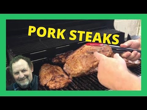 HOW TO COOK PORK STEAKS (on a GAS GRILL)