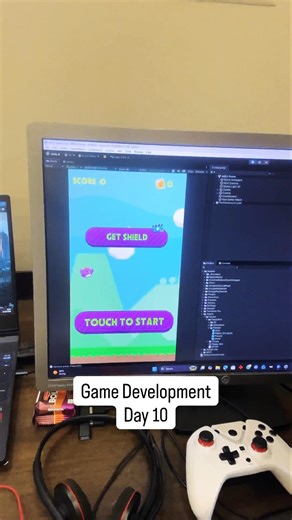 Day 10 : making my own android game in unity