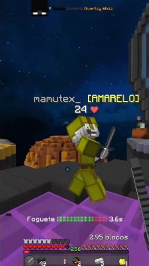 Overlay🔥! #minecraft #bedwars #kaizenmc