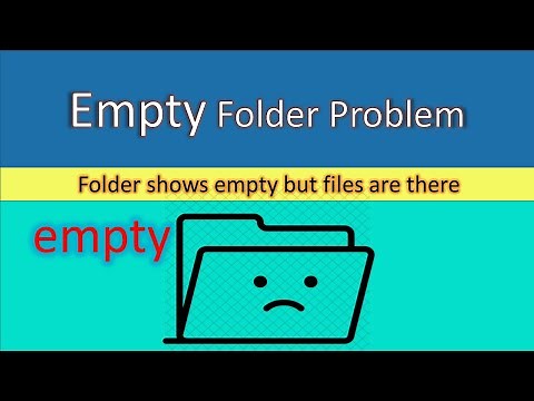 How to fix Folder Shows Empty but Files Are There in windows 10