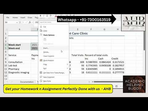 New Perspectives Excel Module 2 SAM Project 1a | Bergamot Urgent Care Clinic | Shelly Cashman