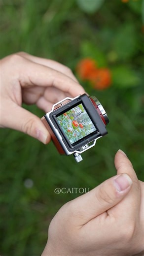 Can the mini "SLR" camera bring you a different feeling? #One-minute Photography Story #photoraphy