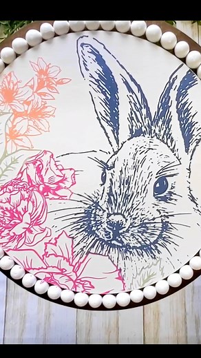 Little Hare and Roses 🐇🌹 #magnoliadesignco #springdecor #springtime #bunny #roses | Magnolia Design Co