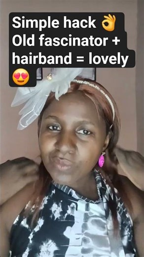How to combine your old fascinator and hairband #tutorials #diy #shorts