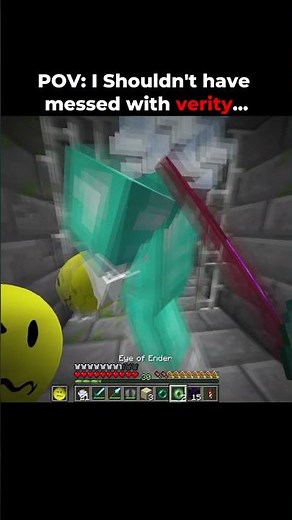 POV: I Shouldn't have messed with verity...#minecraft