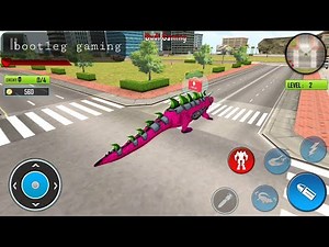 Real Robot Crocodile Simulator - Robot Transform - Android Gameplay