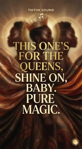 Celebrating the grace, strength, and Pure Magic of every Queen. 👑 From the deepest ebony to the brightest bronze, your glow is unmatched. ✨ Tag a Queen who needs to hear this today and keep shining on, baby. ☀️🙌🏾 Key Hashtags #BlackGirlMagic #MelaninPoppin #QueenEnergy #PureMagic #NewMusic