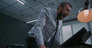 Slow Motion Aggressive Office Worker Smashing Stock Footage Video (100% Royalty-free) 3641246497 | Shutterstock
